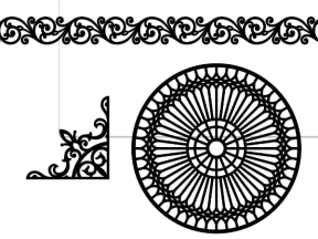 Mẫu mái kính cnc file cad dxf đẹp