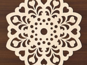 Mẫu Mandala hoa văn trang trí CNC