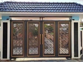 Mẫu mẫu cnc cổng 4 cánh đơn giản tháng 4