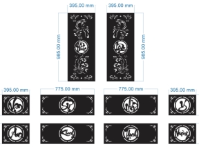 Mẫu mẫu cnc cổng phúc lộc vạn sự như ý