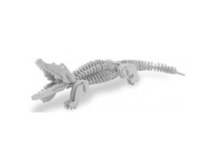 Mẫu mô hình cá sấu CNC đẹp, đầy đủ các chi tiết