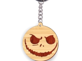 Mẫu móc chìa khóa Halloween cnc thiết kế trên cad và corel