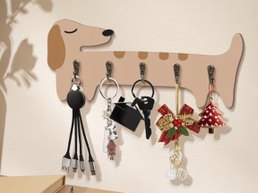 Mẫu móc khóa hình con chó cnc