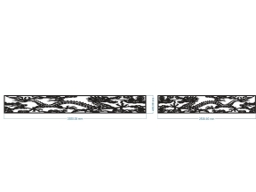 Mẫu ô thoáng hoa văn rồng cnc file dxf