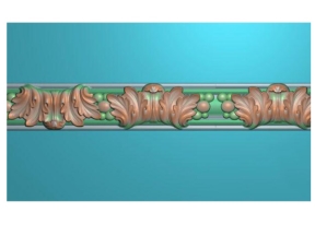 Mẫu phào lá lật cnc file jdp