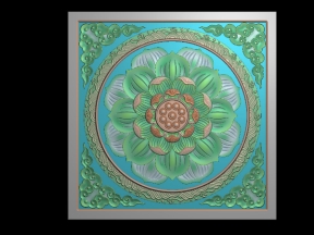 Mẫu sen vuông kích thước lớn