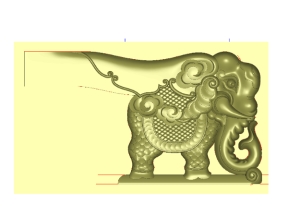 Mẫu tay ghế file đục jdp họa tiết voi