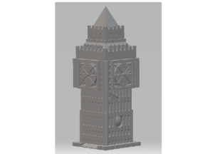 Mẫu tháp đồng hồ Big Ben file stl