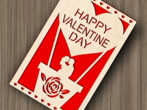 Mẫu thiệp trang trí chúc mừng valentine