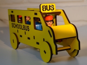 Mẫu thiết kế CNC mô hình lắp ghép xe bus đồ chơi cho bé tuyệt đẹp