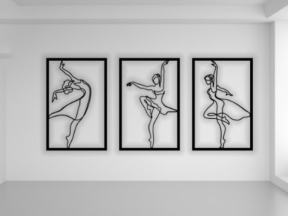 Mẫu thiết kế Corel và Autocad CNC decor nữ nghệ sĩ khiêu vũ