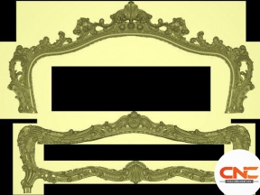 Mẫu thiết kế giường lá tây cnc