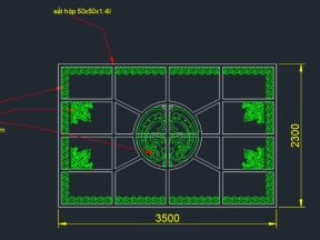 Mẫu thiết kế mái kính CNC mới nhất trên autocad