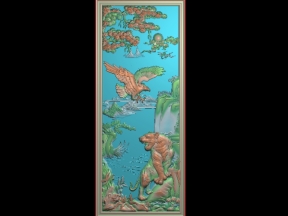 Mẫu tranh anh hùng tương ngộ cnc