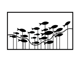 Mẫu tranh cá cnc cực đẹp