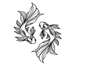 Mẫu tranh con cá đẹp cnc