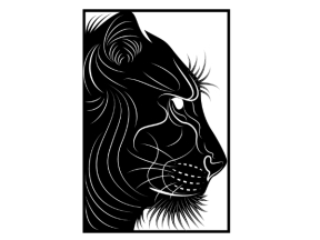 Mẫu tranh con hổ cnc cực đẹp