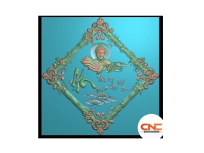 Mẫu tranh phật chữ An đẹp cnc jdp