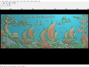 Mẫu tranh thuận buồn xuôi gió mẫu cnc hot năm nay