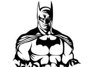 Mẫu tranh treo tường cắt cnc hình batman đẹp