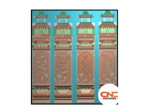 Mẫu trụ cầu thang cnc thiết kế jdp