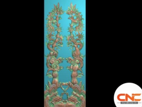 Mẫu trúc rồng phượng leo cnc jdp đẹp