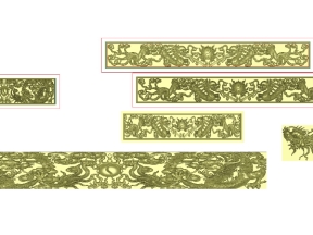 Mẫu tứ linh rồng chầu nguyệt