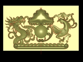 Mẫu tứ linh rồng phượng cnc cực đẹp