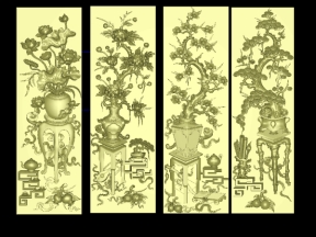 Mẫu tứ quý sen jdp đẹp