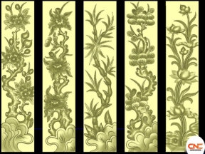 Mẫu tứ quý và sen đẹp jdp