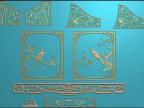 Mẫu tựa ghế cnc cực đẹp tứ quý