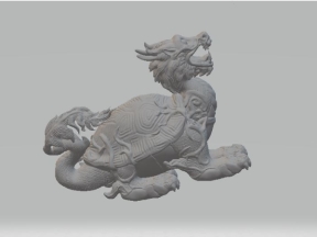 Mẫu tượng cụ rùa file 3d slt