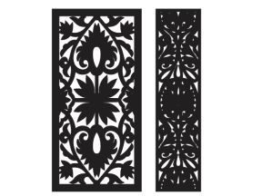 Mẫu vách hoa lá đẹp cnc