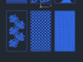 Mẫu vách ngăn cnc file cad