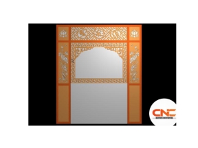 Mẫu vách ngăn phòng thờ mới nhất file jdp đẹp