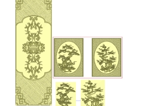 Mẫu vách tứ quý cnc jdp