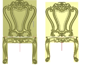 Miễn phí mẫu CNC ghế hoa lá tây jdpaint