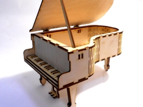 Mô hình đàn piano cắt cnc