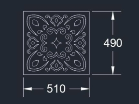 Model 2d cnc hoa văn cổng dxf