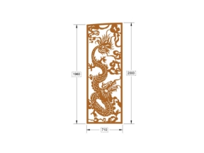 Model 2d cnc rồng mới