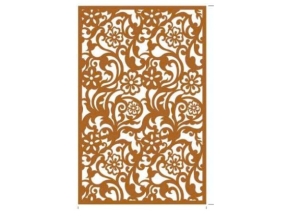 Model 2d cnc vách hoa dxf