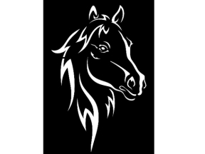 Model cắt 2d con ngựa cnc