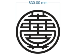 Model cắt cnc chữ thọ đẹp