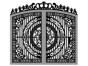 Model cắt cnc cổng 2 cánh đẹp 2026