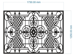 Model cắt cnc giếng trời đẹp