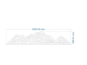 Model cắt cnc hình núi