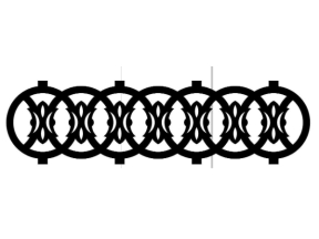 Model cắt cnc hoa văn cổng hình tròn