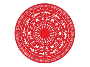 Model cắt cnc trống đồng tròn