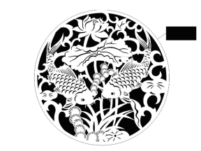 Model cnc cá chép hoa sen hình tròn