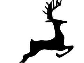 Model cnc cắt con hươu đang chạy